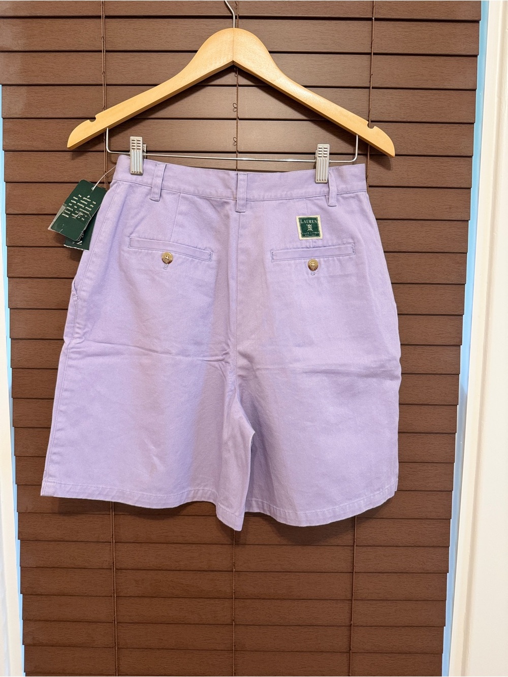 NWT Ralph Lauren Lavender High-Rise Casual Shorts